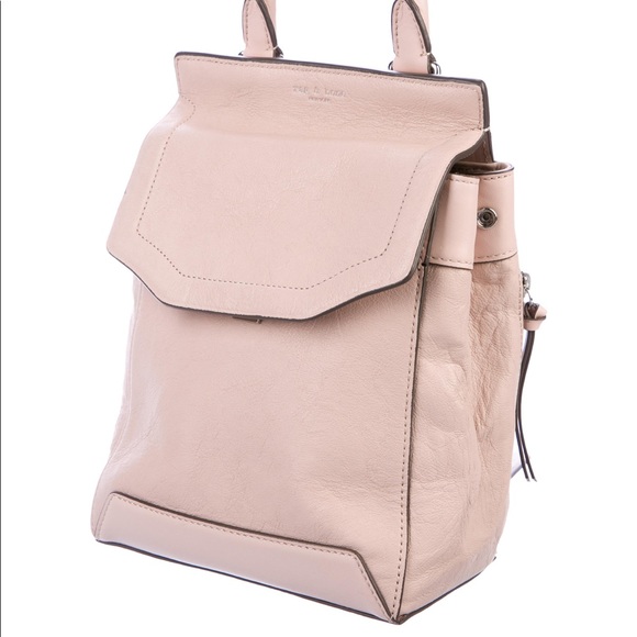 Pink Rag & Bone Mini Pilot Backpack - Picture 2 of 8